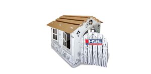 Cardboard cubby house