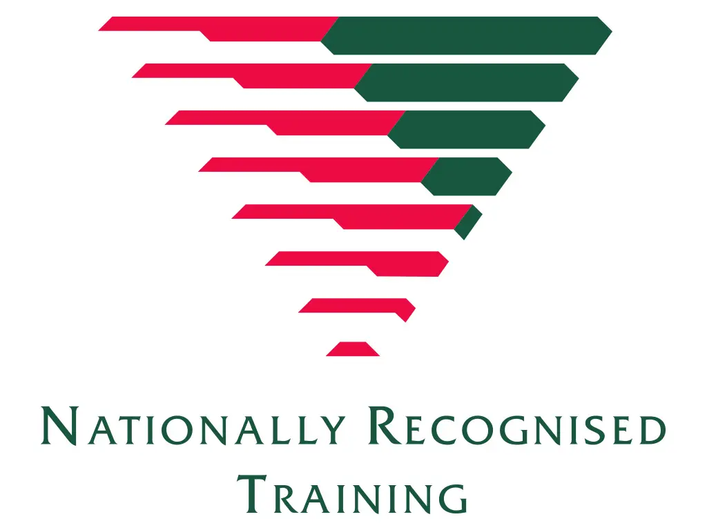 Nationally recognised training logo.